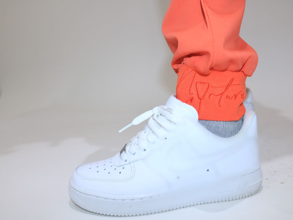 Scrub Bottom Jogger- Spice